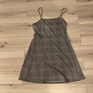 Plaid mini dress